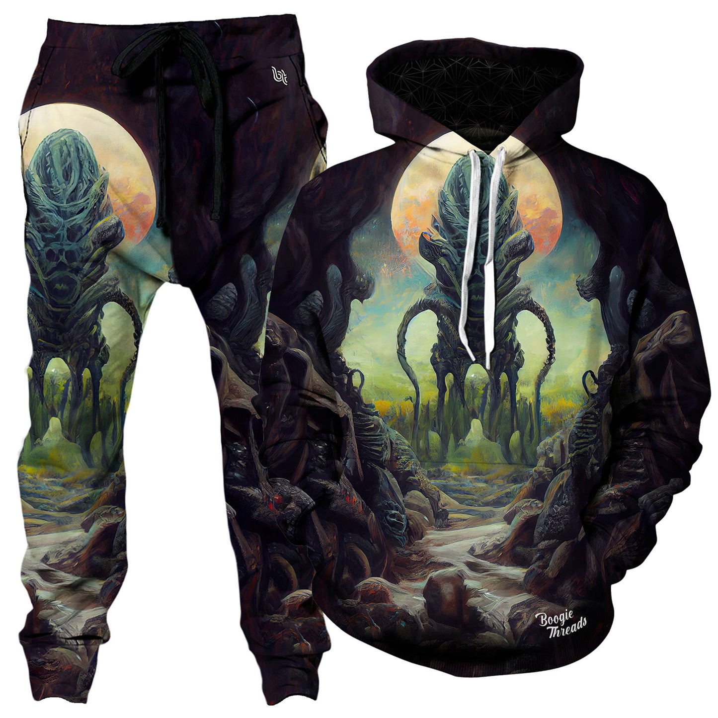 Exhilarated Imagination Hoodie and Joggers Combo, Gratefully Dyed, | iEDM