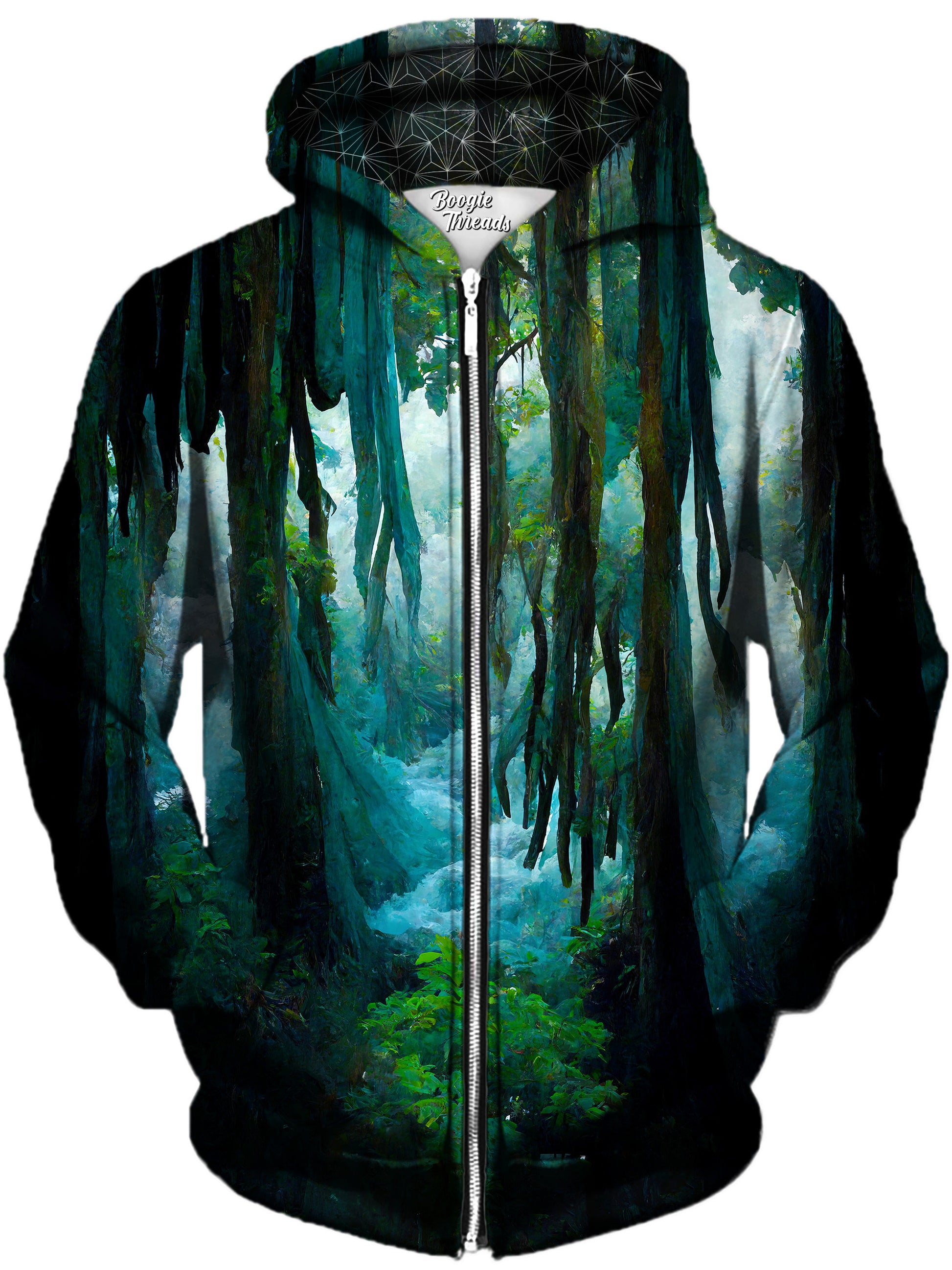 Faith Of Horror Unisex Zip-Up Hoodie, Gratefully Dyed, | iEDM