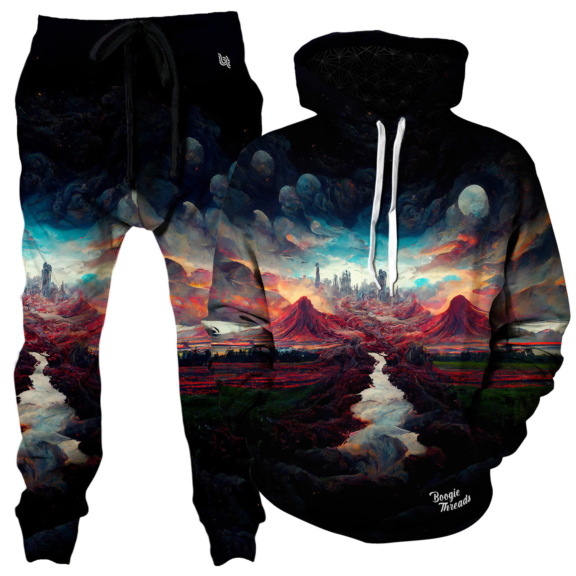 Flock Hoodie and Joggers Combo, Gratefully Dyed, | iEDM