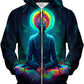 Fronts Of Spirits Unisex Zip-Up Hoodie, Gratefully Dyed, | iEDM