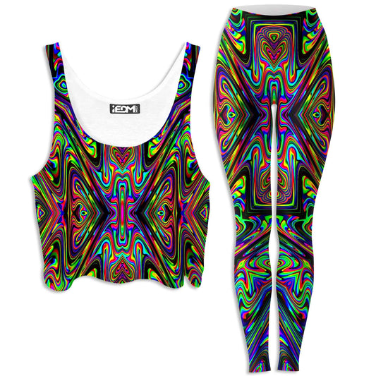 50mg Crop Top and Leggings Combo, Glass Prism Studios, | iEDM