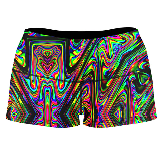 50mg High-Waisted Women's Shorts, Glass Prism Studios, | iEDM