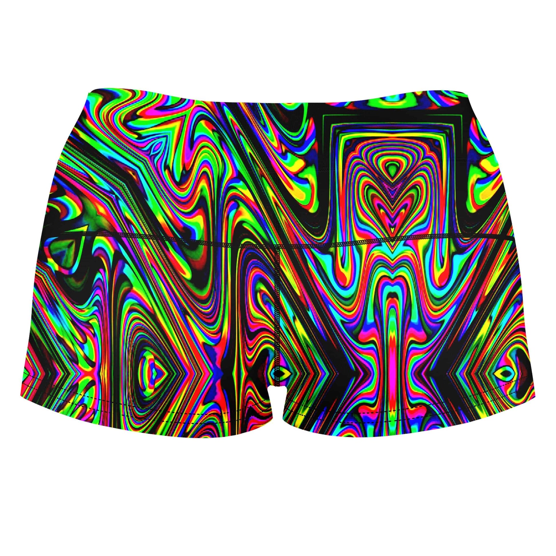 50mg High-Waisted Women's Shorts, Glass Prism Studios, | iEDM