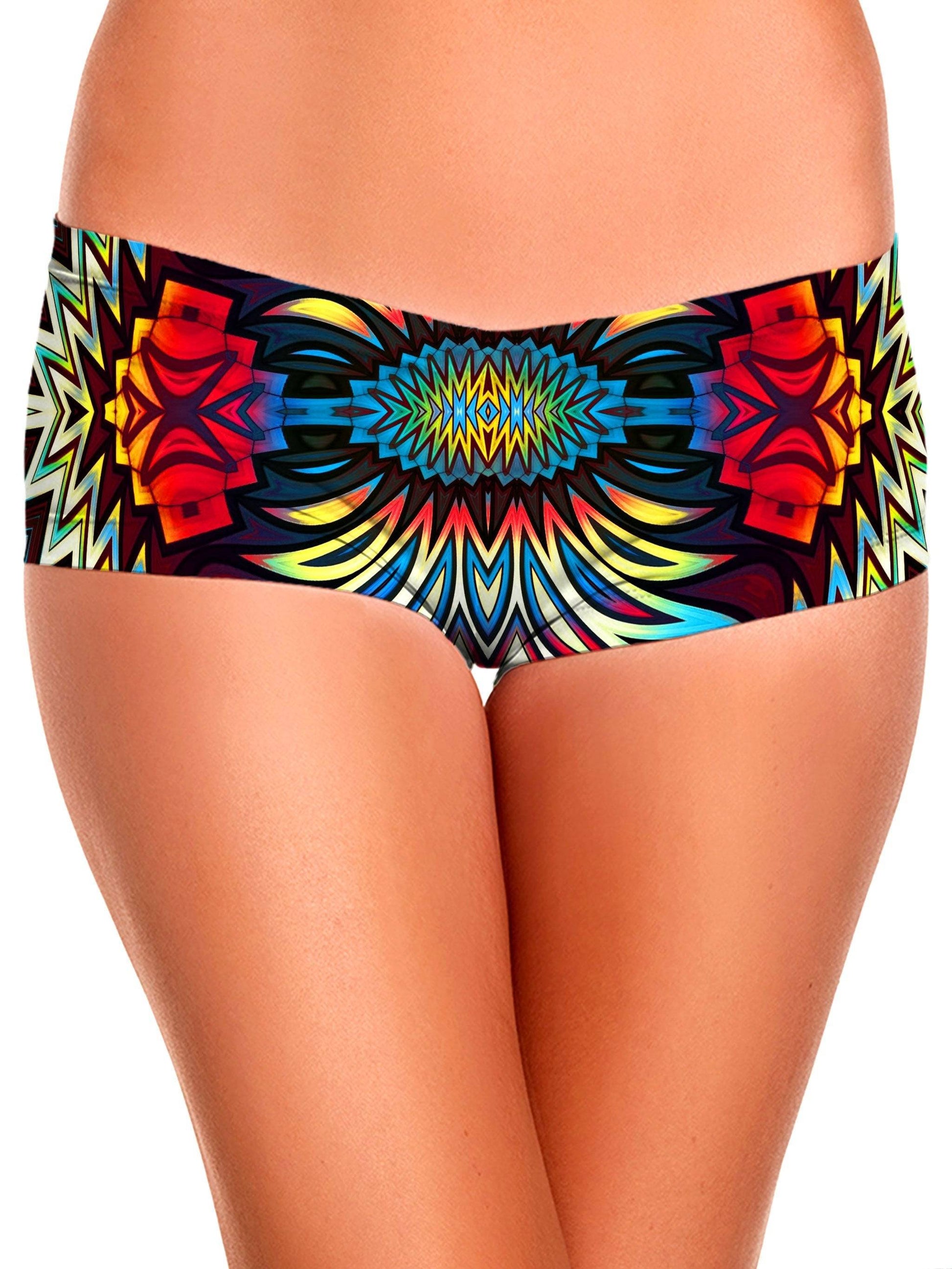 Fire for the Tribe Booty Shorts, Glass Prism Studios, | iEDM