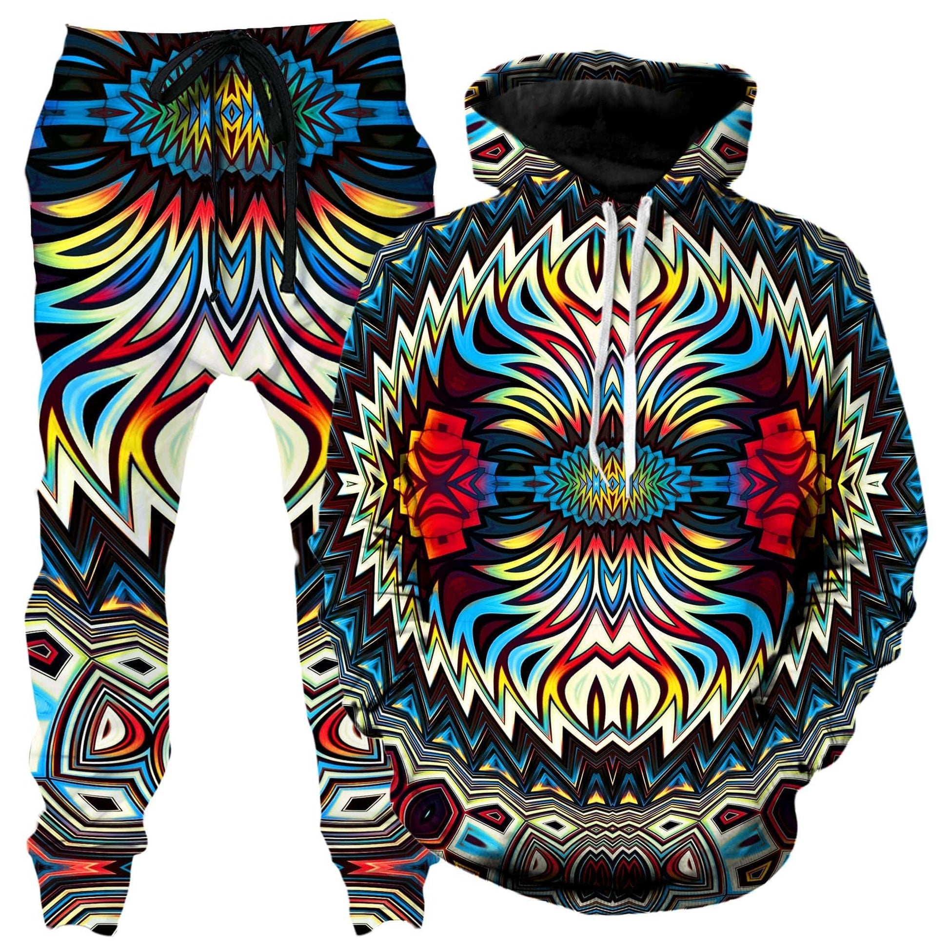 Fire for the Tribe Hoodie and Joggers Combo, Glass Prism Studios, | iEDM