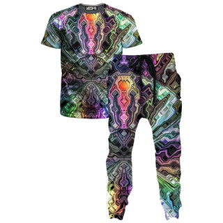 Glass Prism Studios - Holographic Storm T-Shirt and Joggers Combo