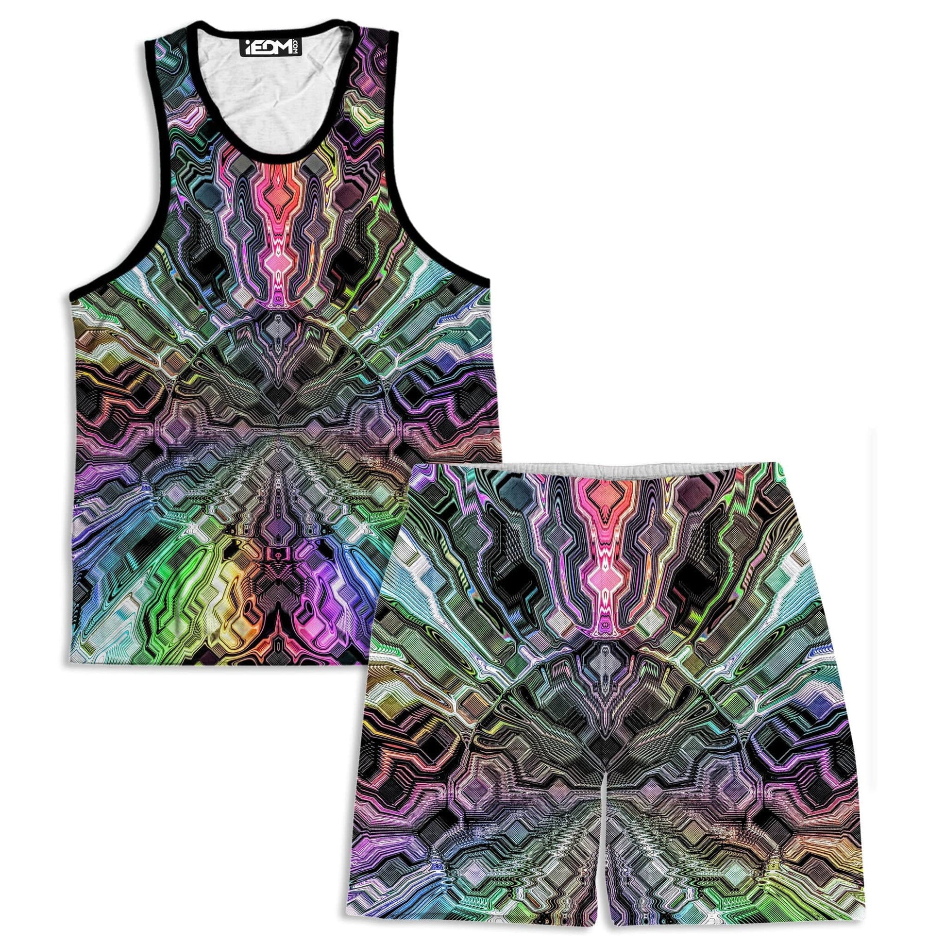 Holographic Storm Tank and Shorts Combo, Glass Prism Studios, | iEDM