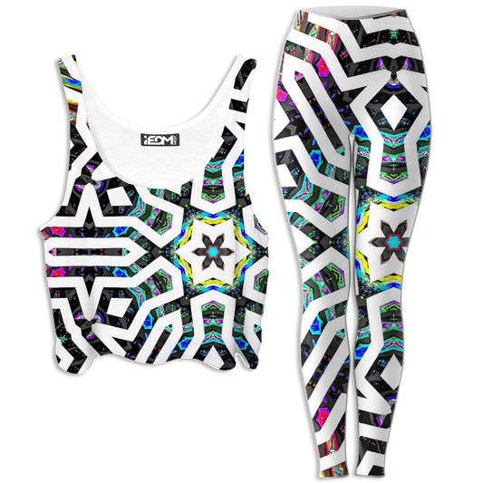 Iridized II Crop Top and Leggings Combo, Glass Prism Studios, | iEDM