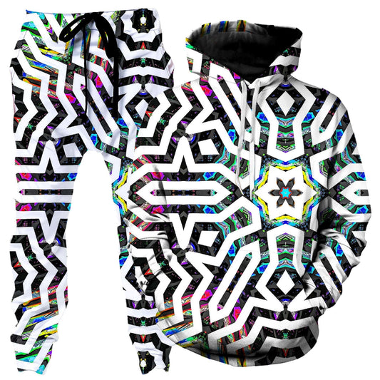 Iridized II Hoodie and Joggers Combo, Glass Prism Studios, | iEDM