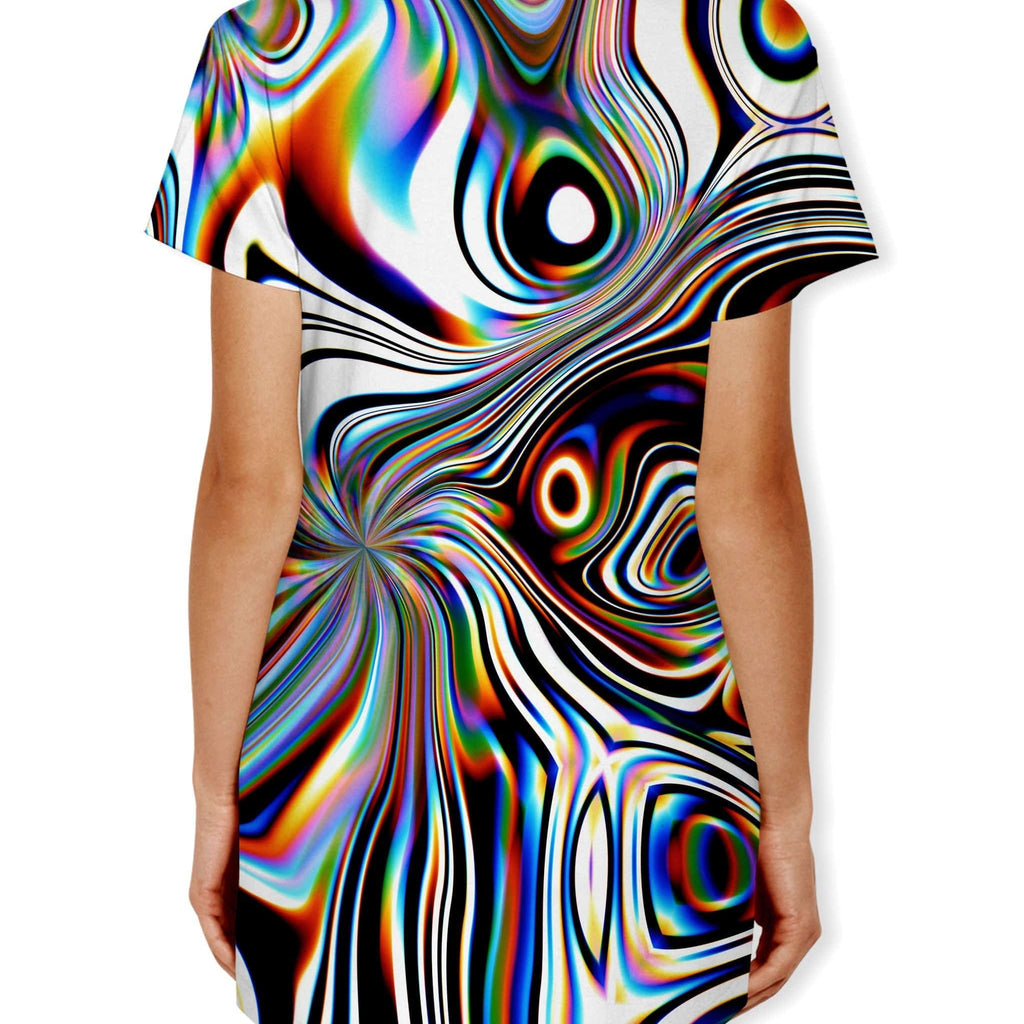 Oil Aura Drop Cut Unisex T-Shirt, Glass Prism Studios, | iEDM