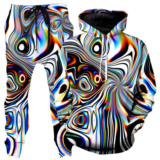 Oil Aura Hoodie and Joggers Combo, Glass Prism Studios, | iEDM