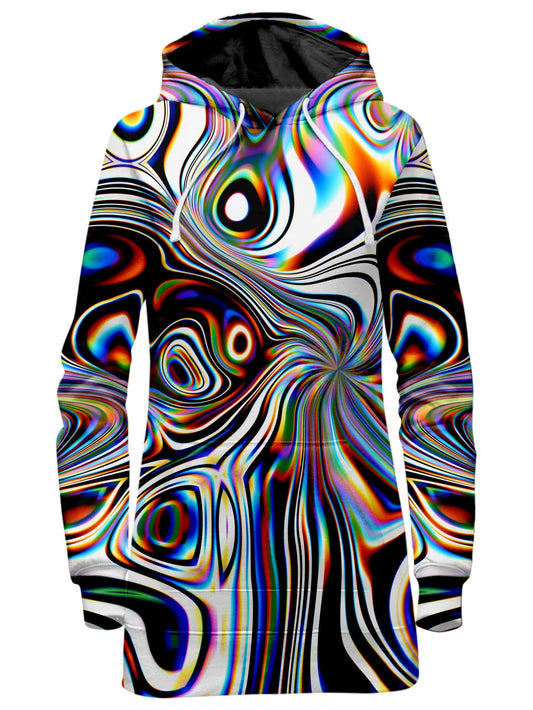Oil Aura Hoodie Dress, Glass Prism Studios, | iEDM