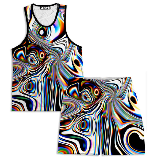Oil Aura Tank and Shorts Combo, Glass Prism Studios, | iEDM