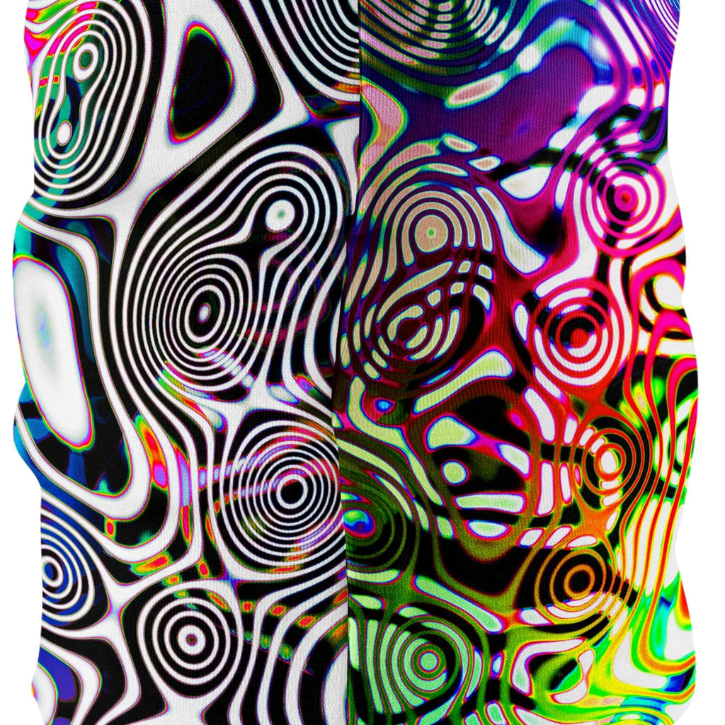 Rainbow Ripples Bandana Mask, Glass Prism Studios, | iEDM