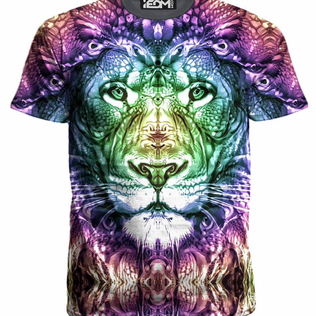Spirit of the Lion Men's T-Shirt, Glass Prism Studios, | iEDM