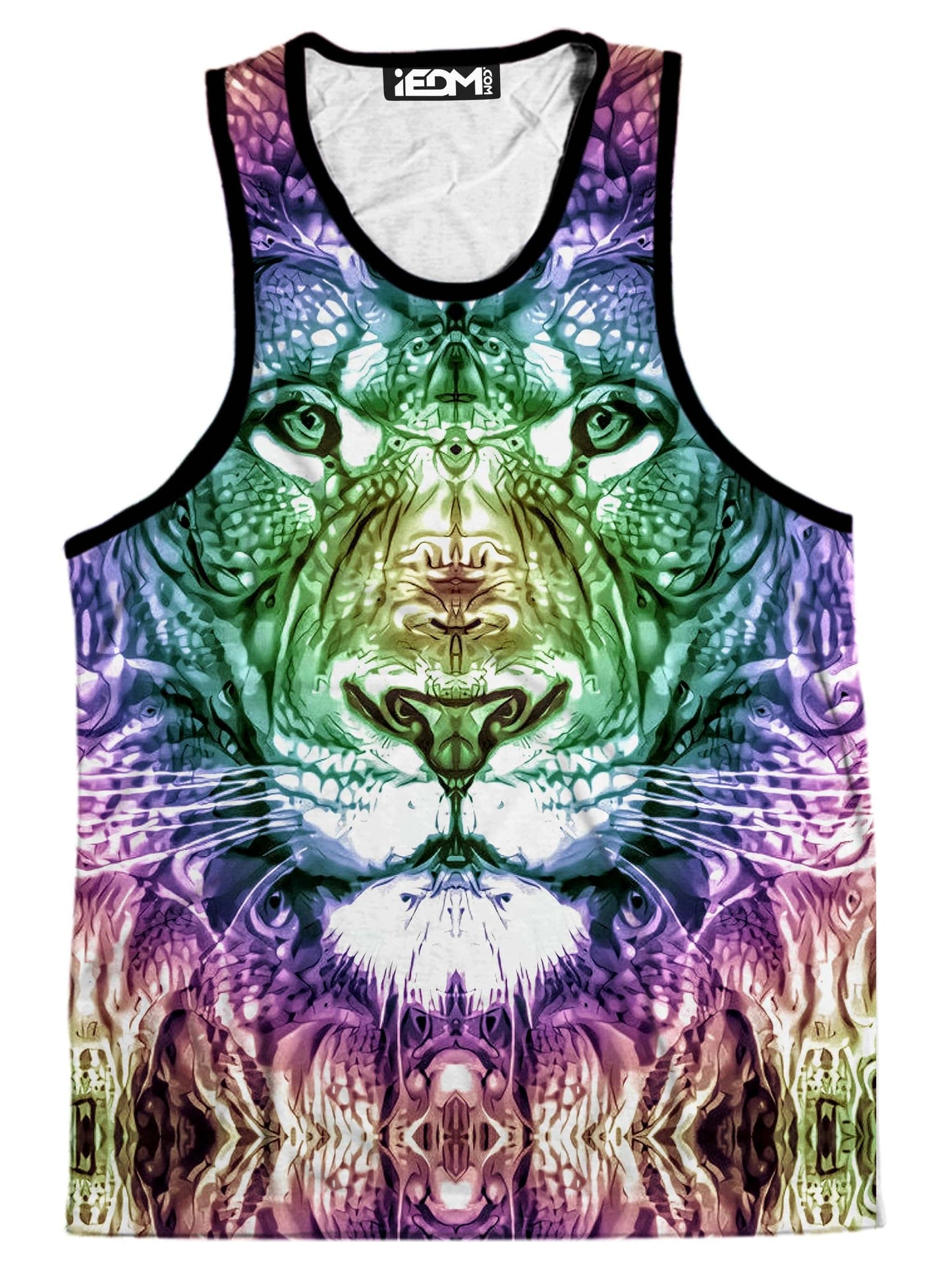 Spirit of the Lion Men's Tank, Glass Prism Studios, | iEDM