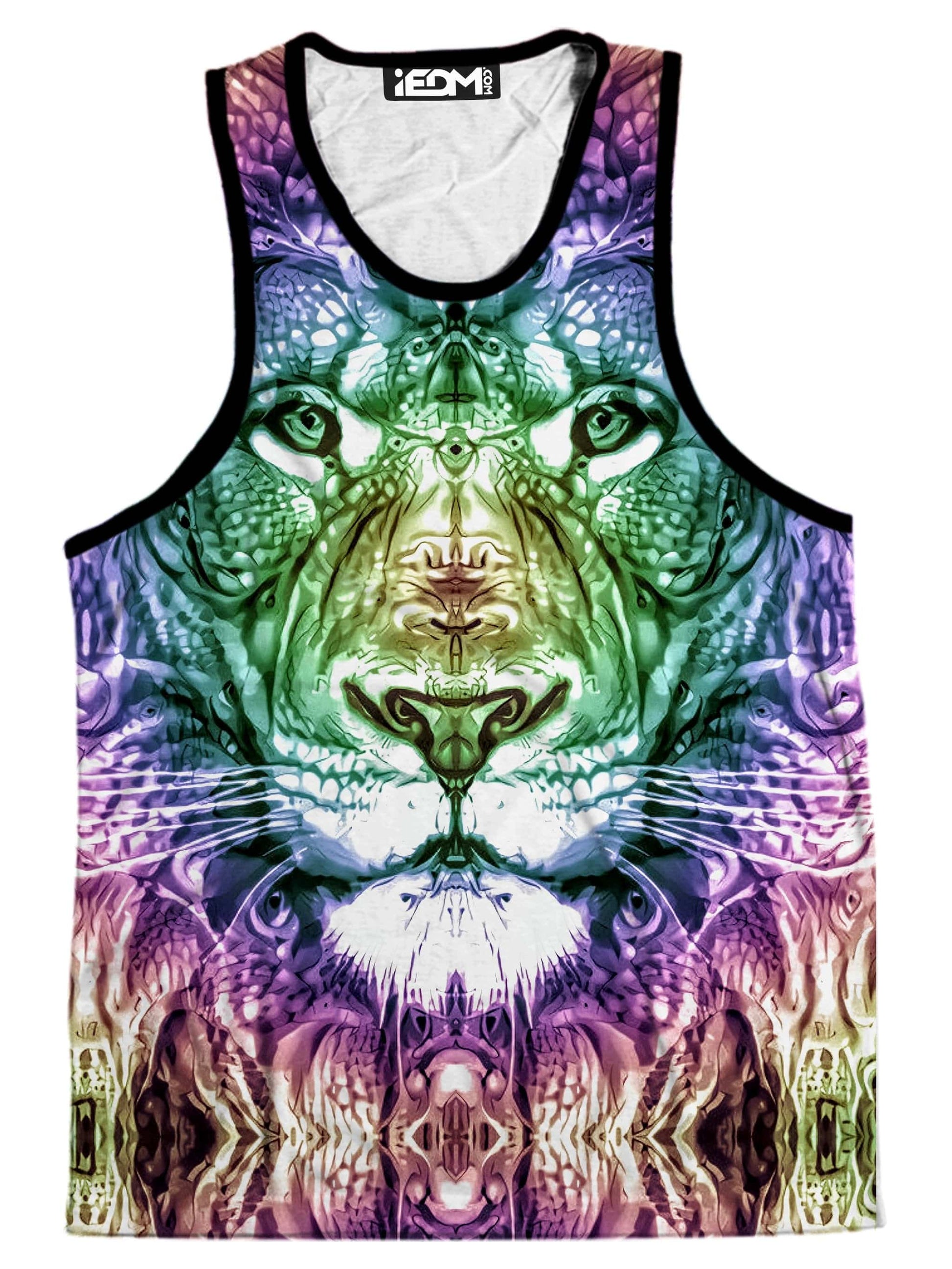 Spirit of the Lion Men's Tank, Glass Prism Studios, | iEDM