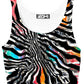 Stripped Chaos Crop Top and Leggings Combo, Glass Prism Studios, | iEDM