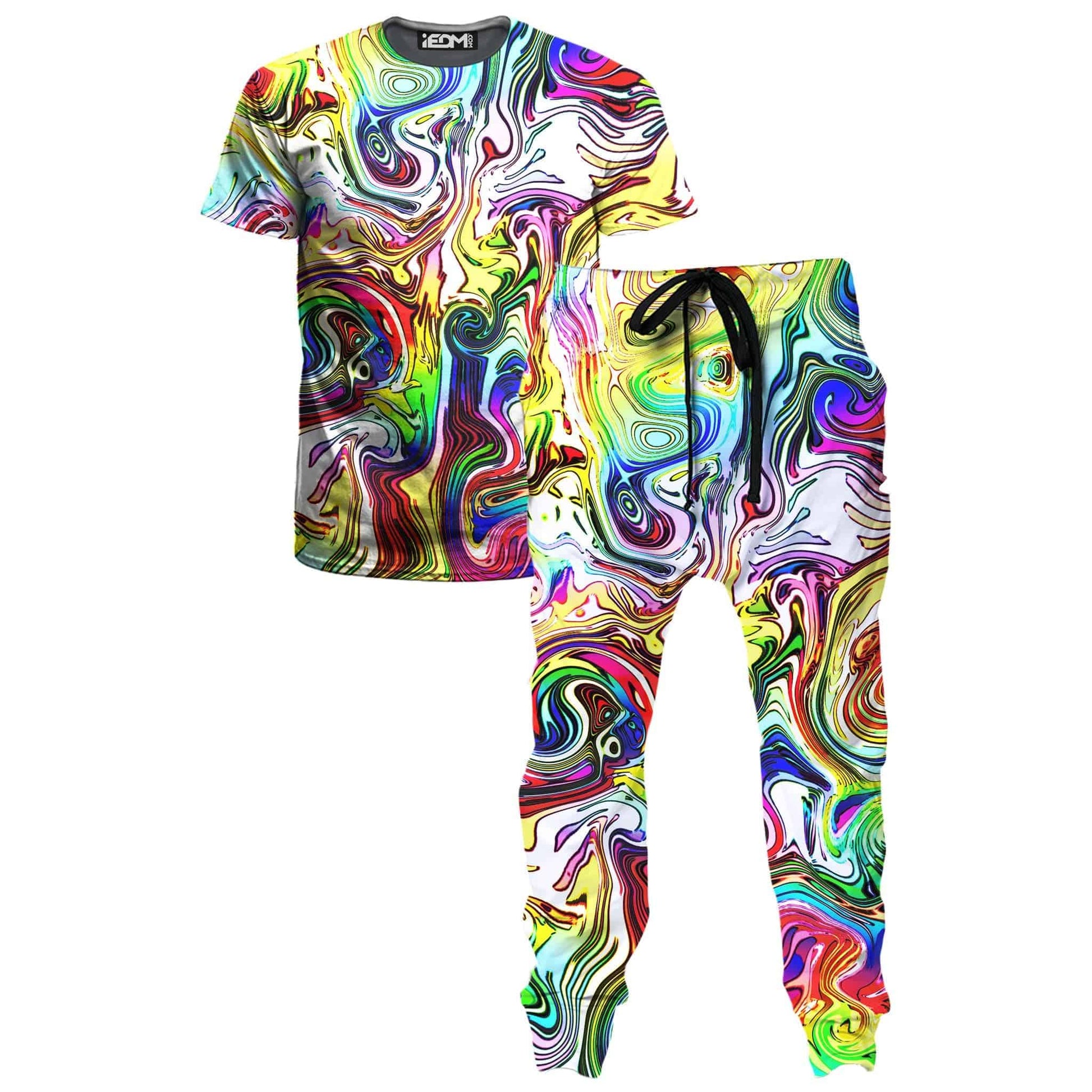 Swirly Gig T-Shirt and Joggers Combo, Glass Prism Studios, | iEDM