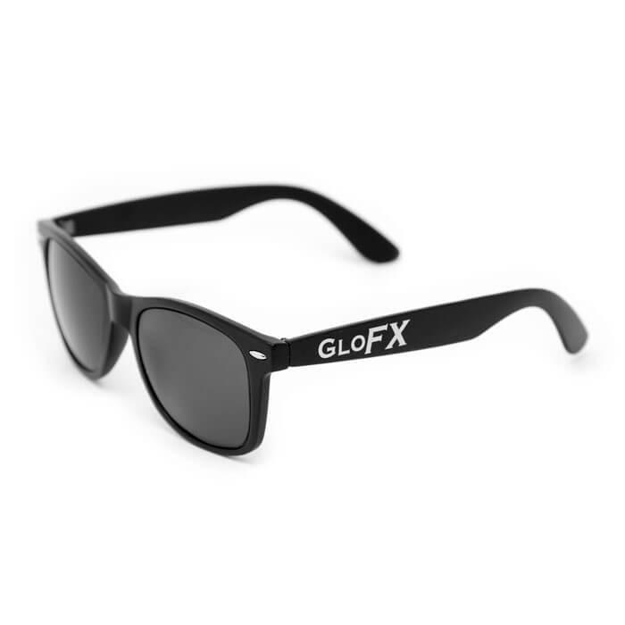 GloFX Diffraction Glasses - Matte Black Tinted