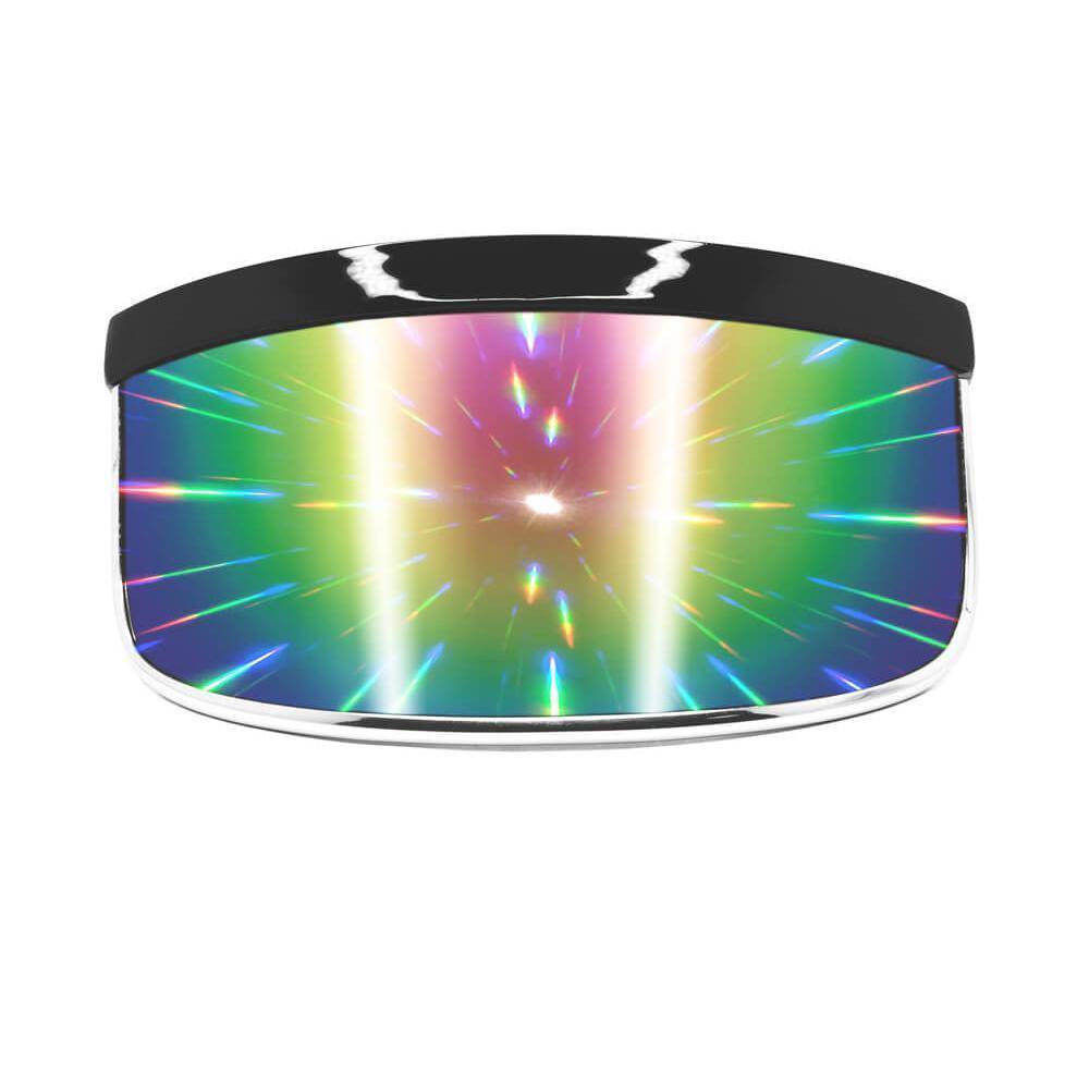 Galactic Invader Diffraction Visor - Rainbow Gradient, Goggles, | iEDM