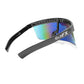 Galactic Invader Sunglasses Visor - Rainbow Gradient, Goggles, | iEDM