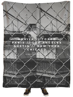 Good Behavior - Vintage Car Plush Blanket