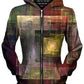 Colorful Impression Unisex Zip-Up Hoodie, Gratefully Dyed, | iEDM