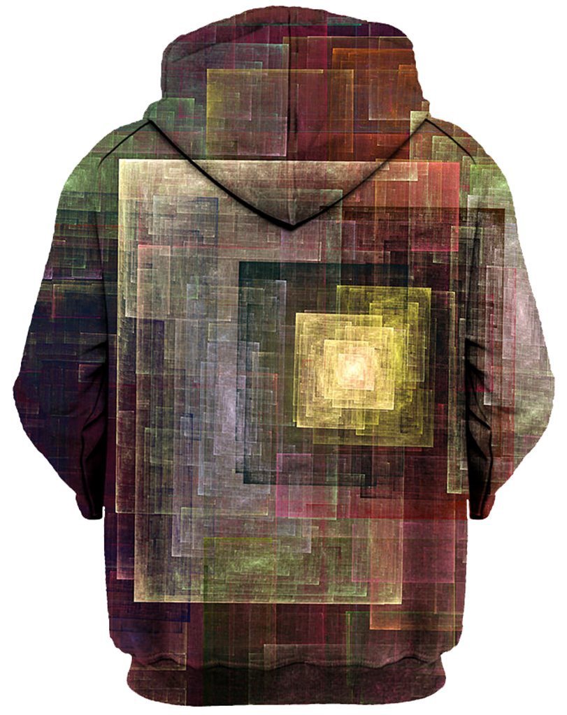 Colorful Impression Unisex Zip-Up Hoodie, Gratefully Dyed, | iEDM
