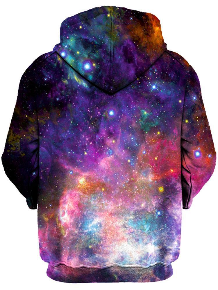 Gratefully Dyed Coral Corona Unisex Zip-Up Hoodie - iEDM