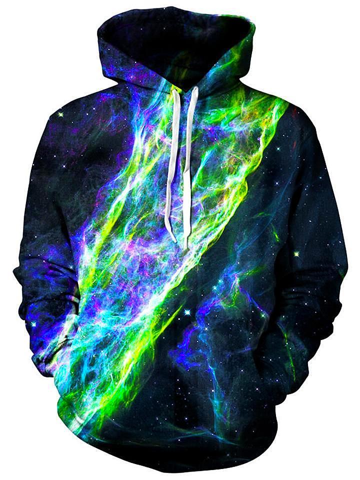 Electric Wave Unisex Hoodie, Gratefully Dyed, | iEDM