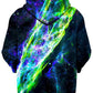 Electric Wave Unisex Zip-Up Hoodie, Gratefully Dyed, | iEDM