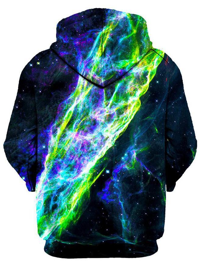 Electric Wave Unisex Zip-Up Hoodie, Gratefully Dyed, | iEDM