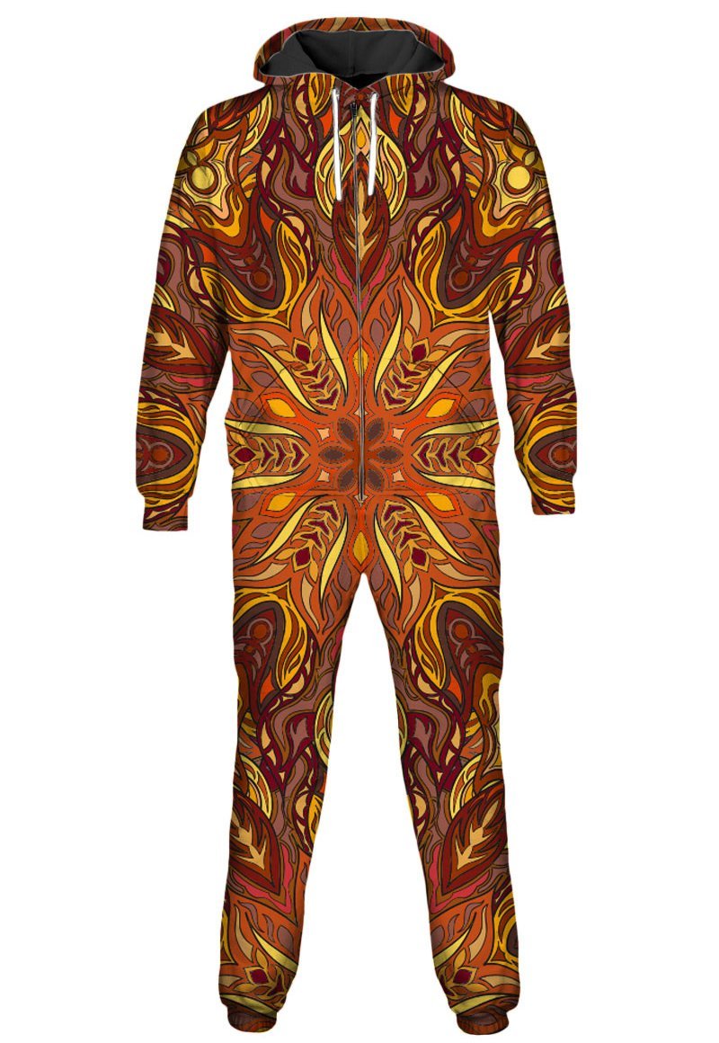 Gratefully Dyed Forest Fire Onesie - iEDM