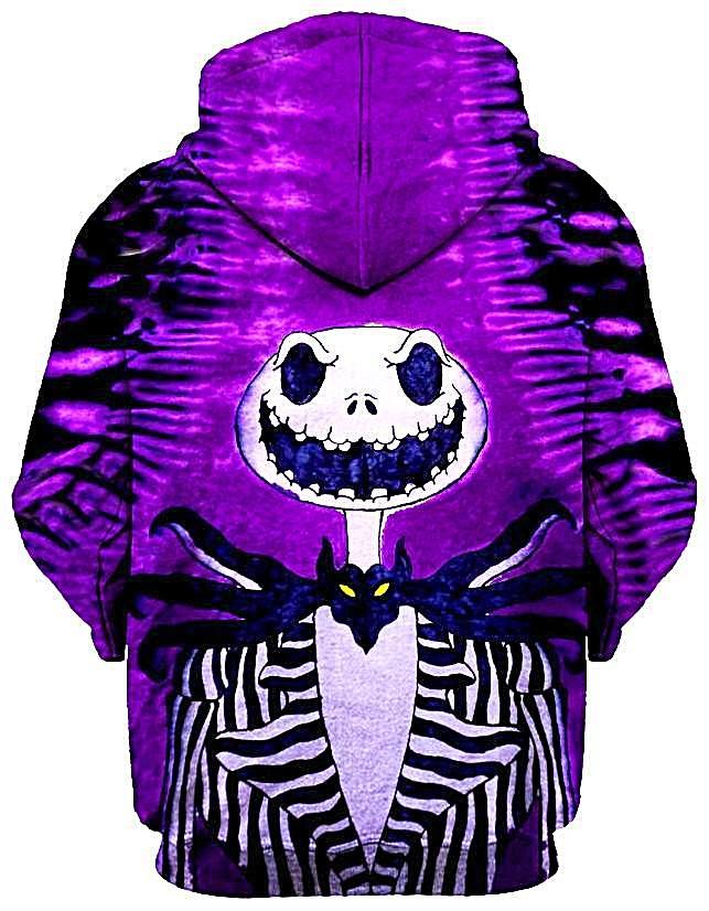 Jack Skellington Unisex Hoodie, Gratefully Dyed, | iEDM