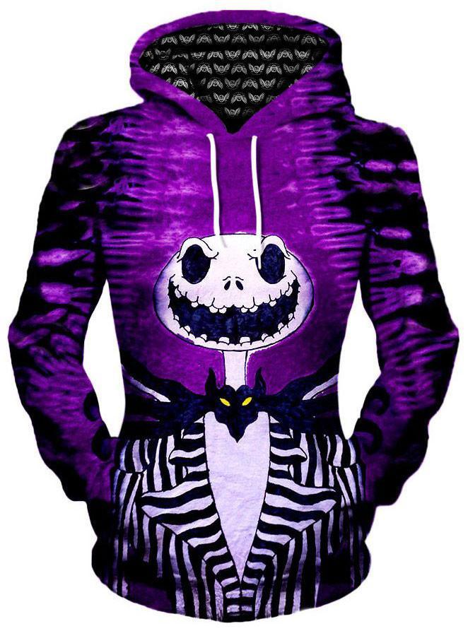 Jack Skellington Unisex Hoodie, Gratefully Dyed, | iEDM