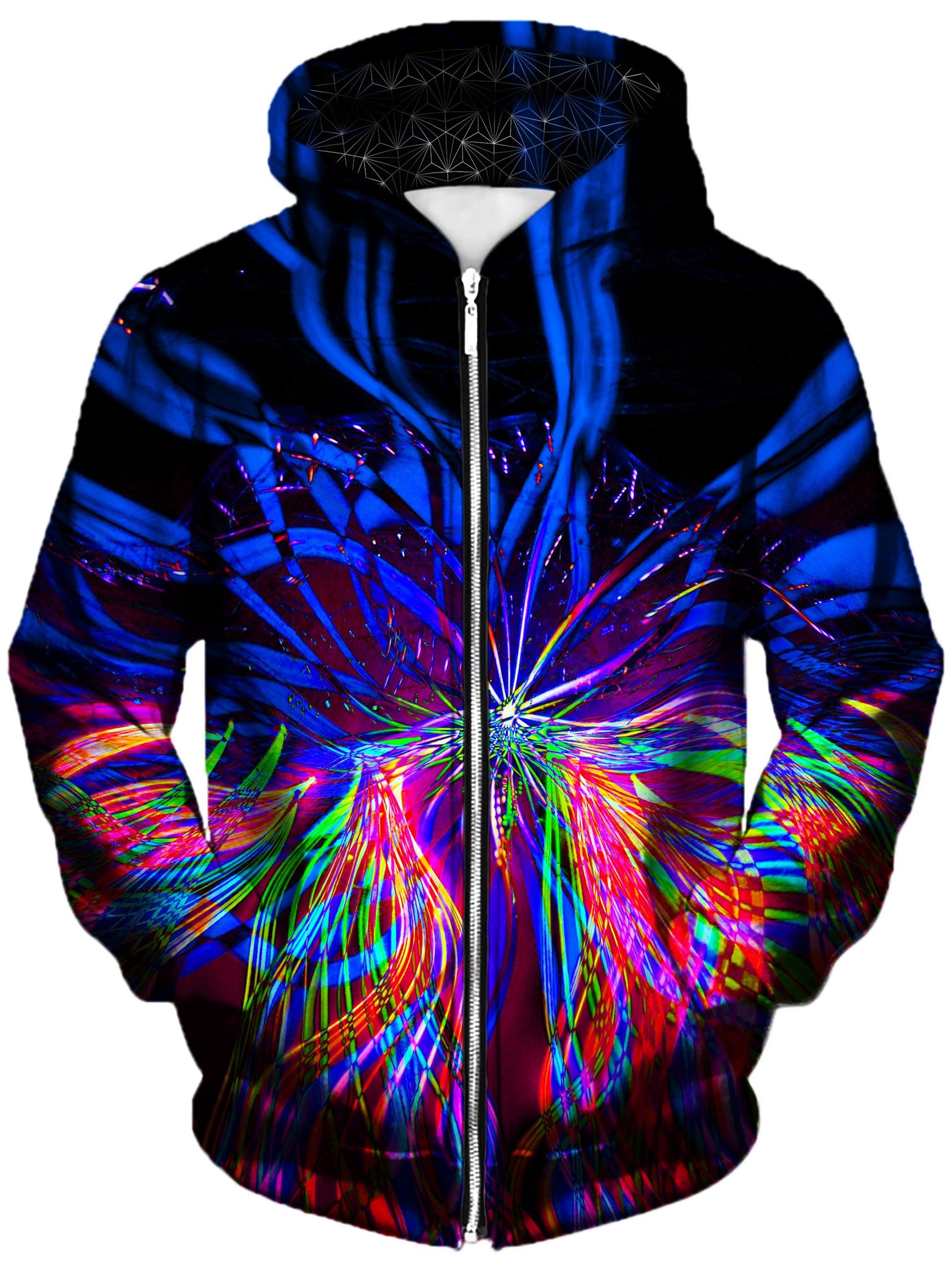 On One Unisex Zip-Up Hoodie, Gratefully Dyed, | iEDM
