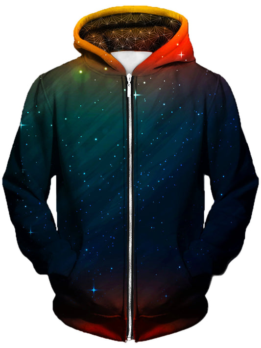 Setting Night Unisex Zip-Up Hoodie, Gratefully Dyed, | iEDM
