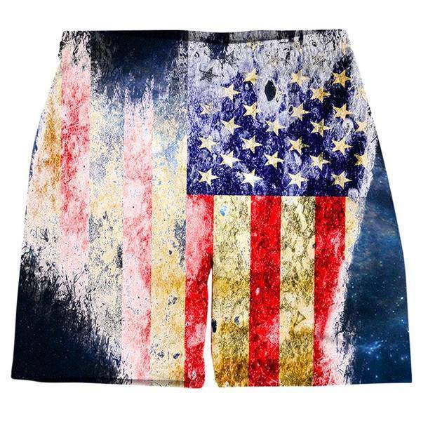 Tattered Flag T-Shirt and Shorts Combo, Gratefully Dyed, | iEDM