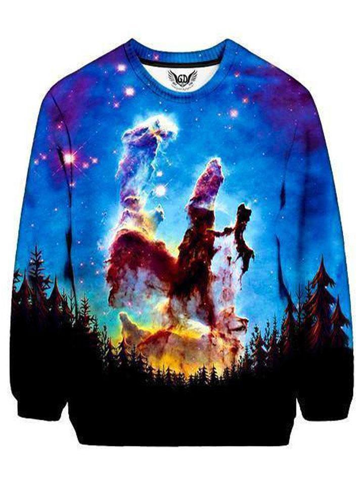 Tree Space Sweatshirt, Gratefully Dyed, | iEDM