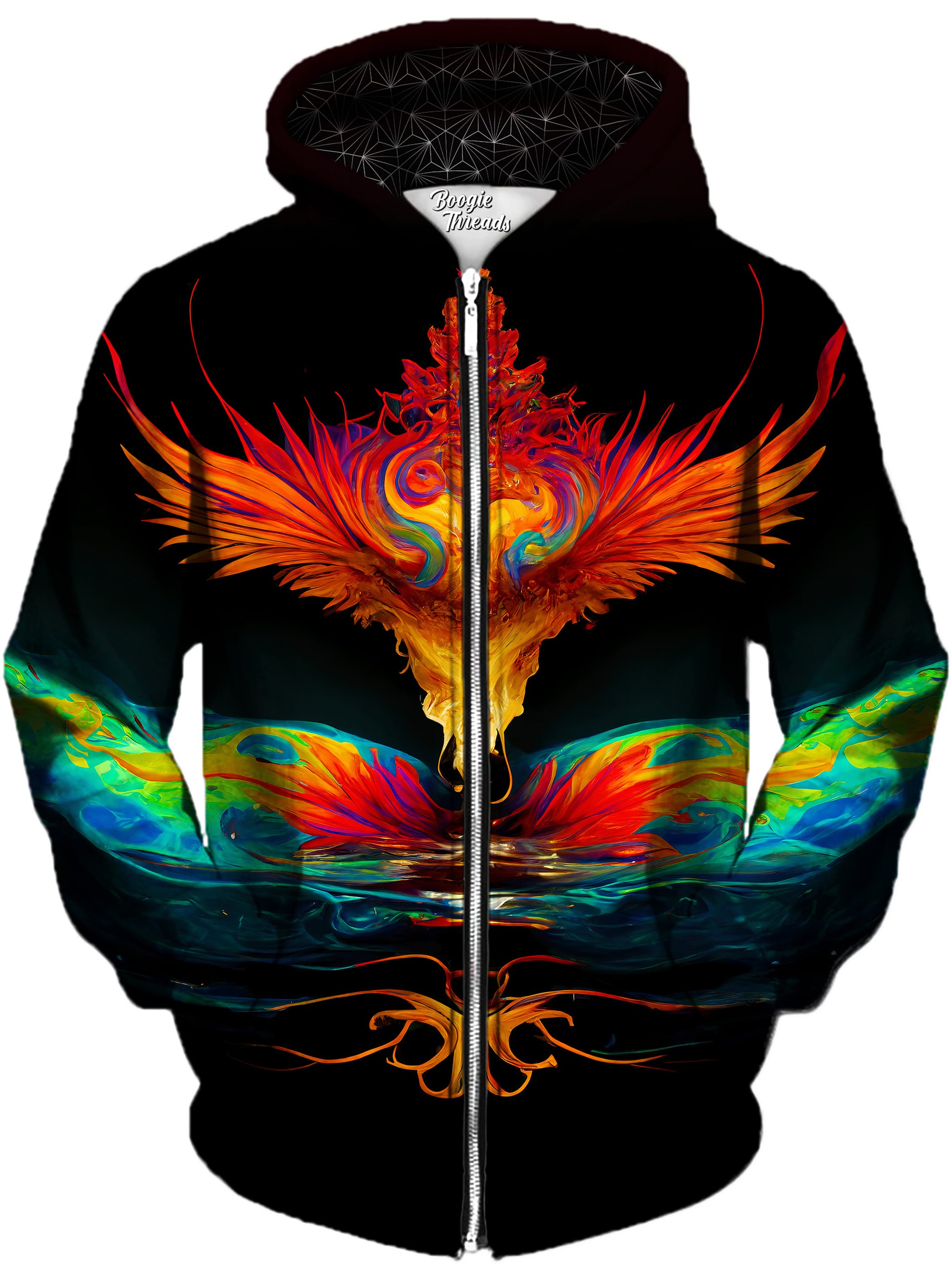Guilty Jewels Unisex Zip-Up Hoodie, Gratefully Dyed, | iEDM
