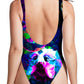Upside Down High Cut One-Piece Swimsuit, Heather McNeil, | iEDM
