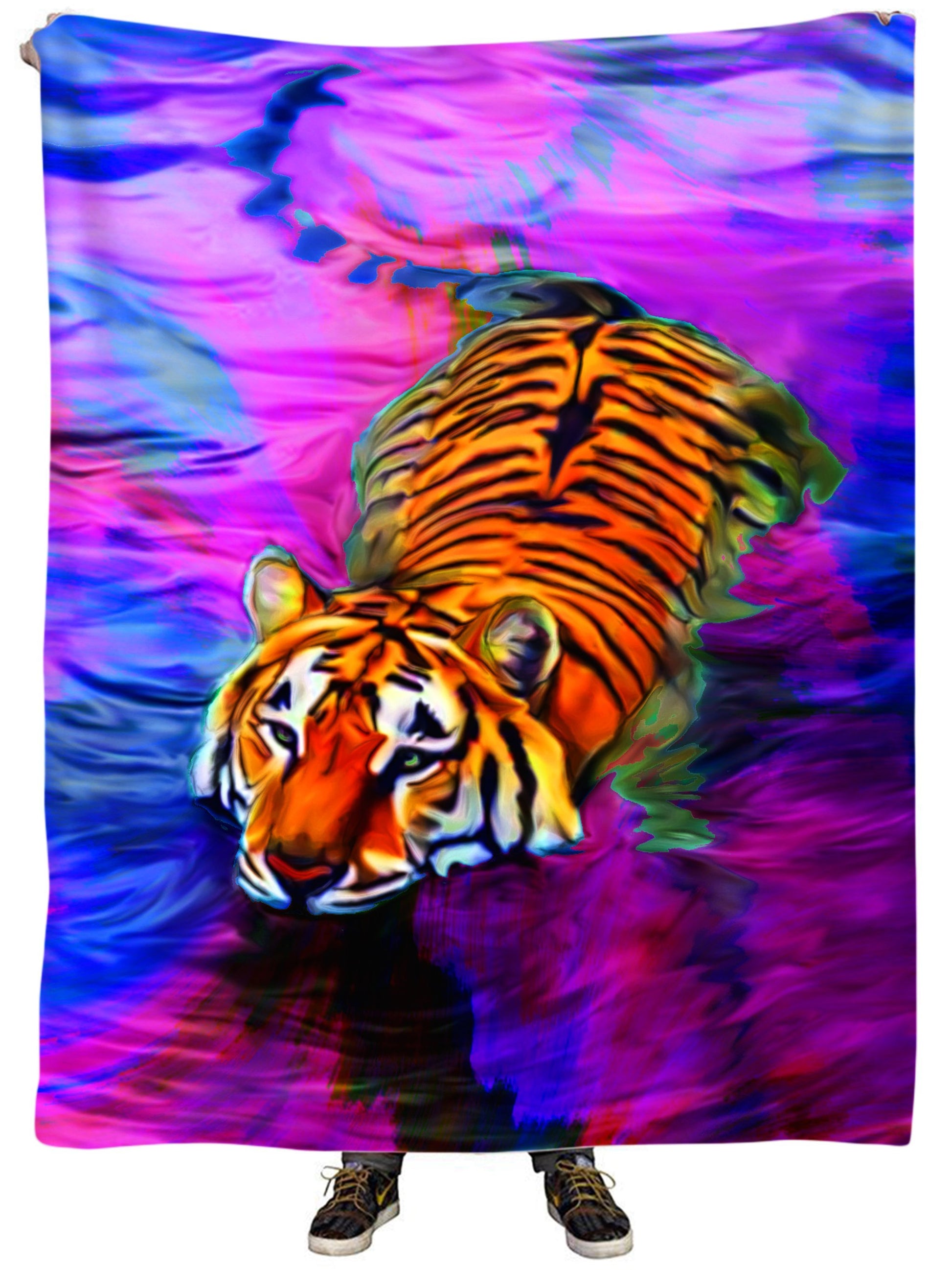 Water Tiger Plush Blanket, Heather McNeil, | iEDM
