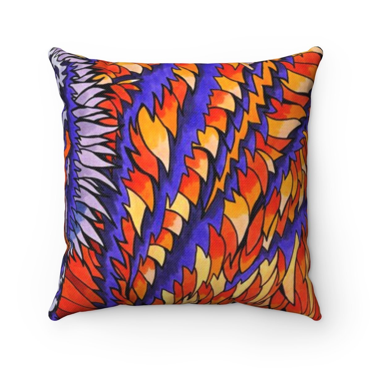 Home Decor Telenergetic Tiger Square Pillow Case - iEDM