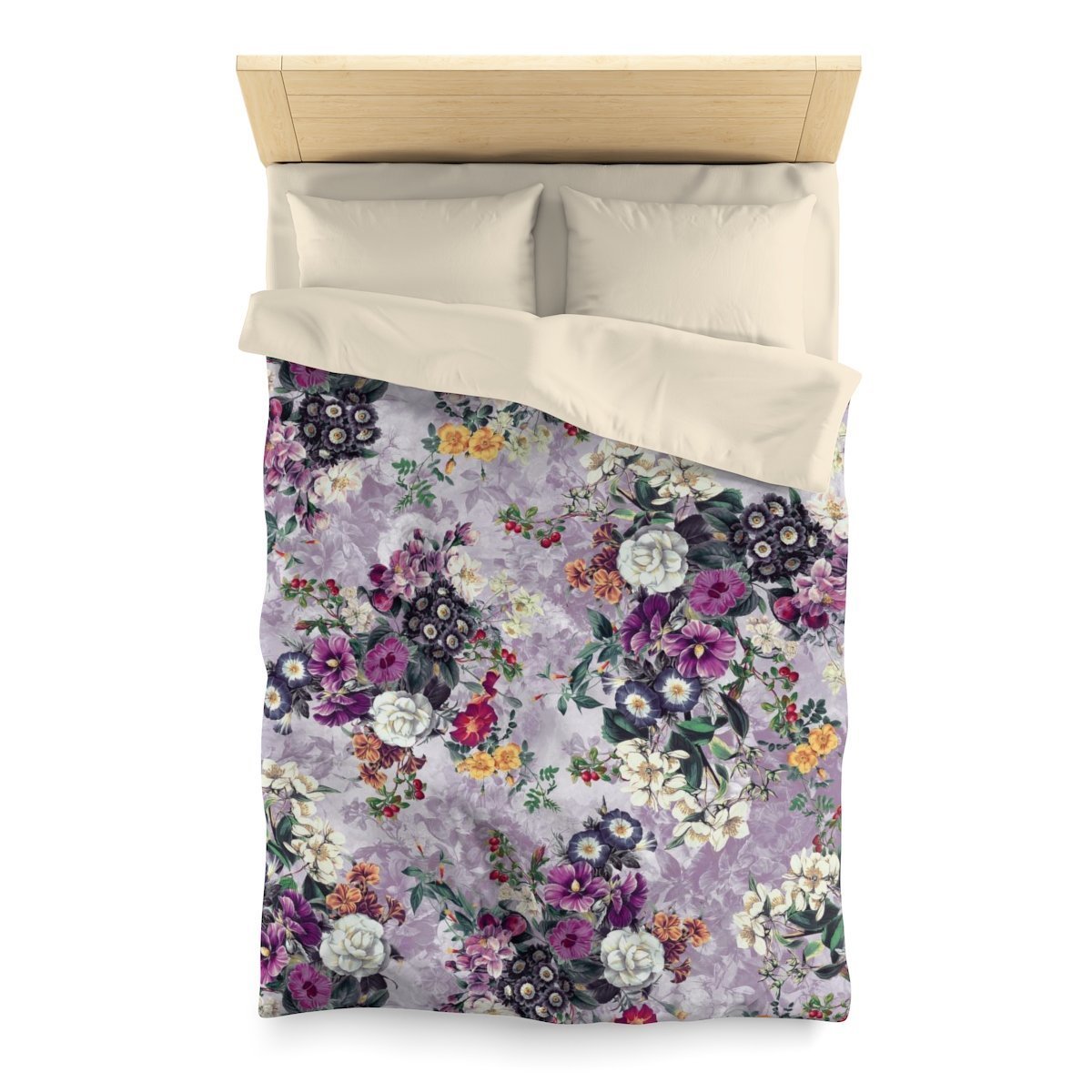 Home Decor Violets Duvet - iEDM