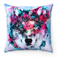 Wolf Square Pillow Case, Home Decor, | iEDM