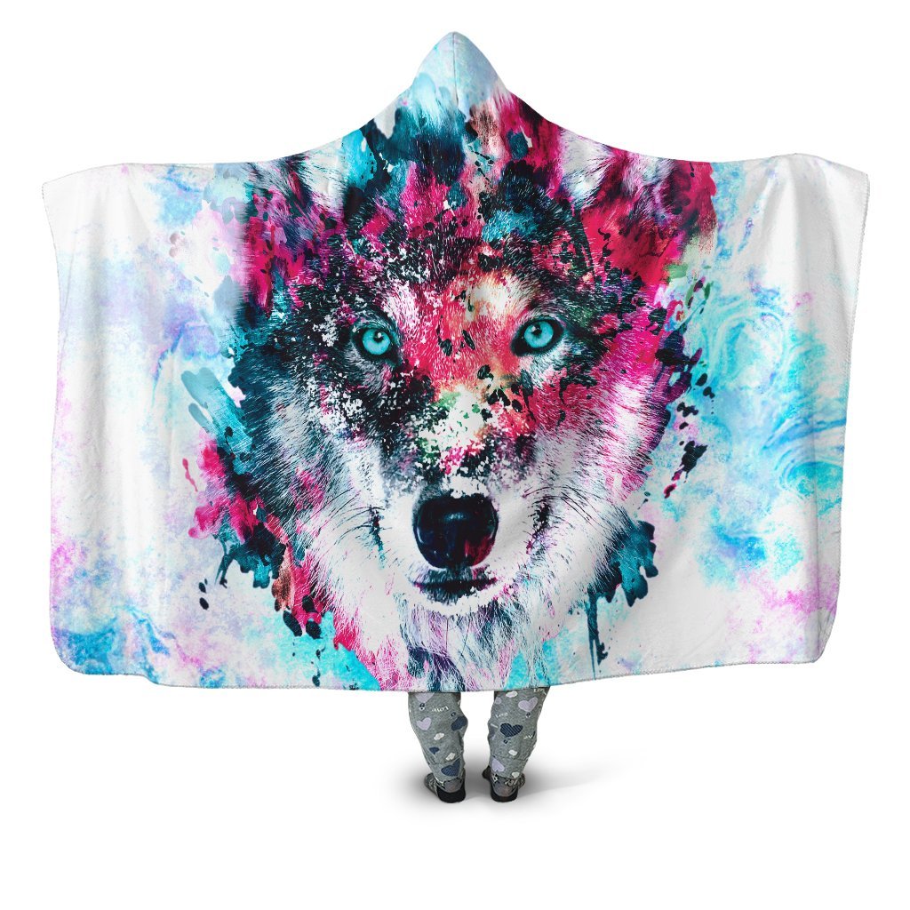 Wolf Hooded Blanket, Riza Peker, | iEDM