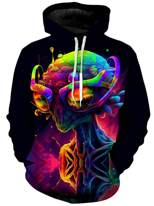 Psychedelic Alien Unisex Hoodie, iEDM, | iEDM