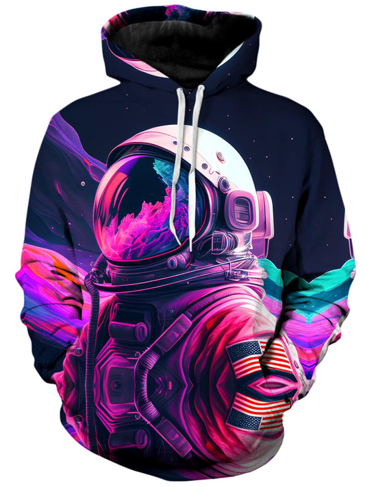 Synthwave Astronaut Unisex Hoodie, iEDM, | iEDM
