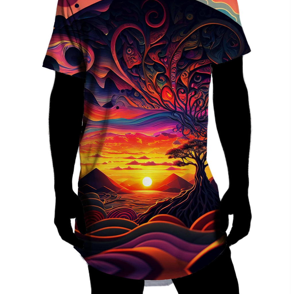 Acid Sunset Drop Cut Unisex T-Shirt, iEDM, | iEDM